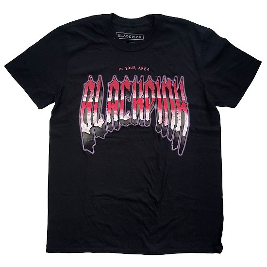Cover for BlackPink · BlackPink Unisex T-Shirt: Gothic (T-shirt) [size M] [Black - Unisex edition]