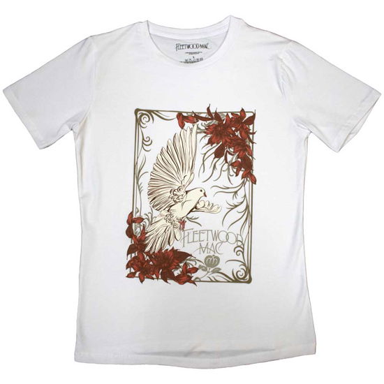 Fleetwood Mac Ladies T-Shirt: Dove - Fleetwood Mac - Produtos -  - 5056737215014 - 