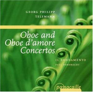 Cover for Telemann / Dombrecht / Il Fondamento · Oboe &amp; Oboe D'amore Concertos (CD) (2002)