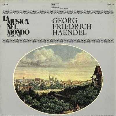Cover for Georg Friedrich Handel  · Musica Per I Fuochi Artificiali (VINIL)