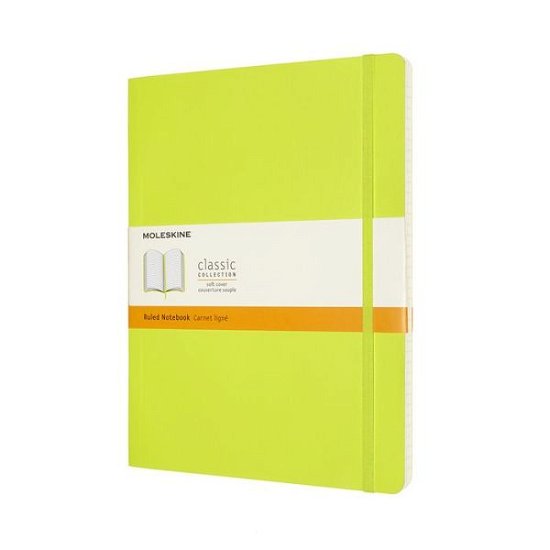 Moleskine Extra Large Ruled Softcover Notebook: Lemon Green - Moleskin - Bøger - MOLESKINE - 8056420851014 - 20. februar 2020