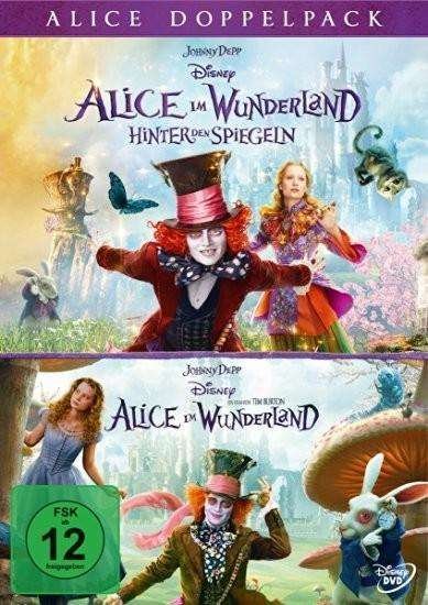 Alice im Wunderland 1+2  [2 DVDs] - V/A - Elokuva - The Walt Disney Company - 8717418489014 - torstai 20. lokakuuta 2016