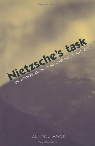 Cover for Laurence Lampert · Nietzsche's Task: An Interpretation of Beyond Good and Evil (Paperback Book) (2004)