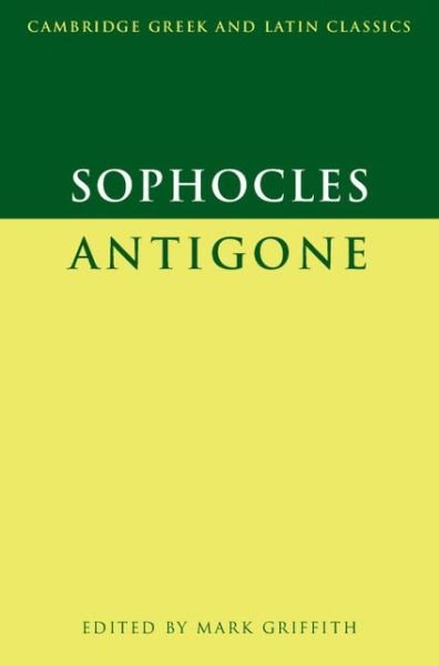 Cover for Sophocles · Sophocles: Antigone - Cambridge Greek and Latin Classics (Taschenbuch) (1999)