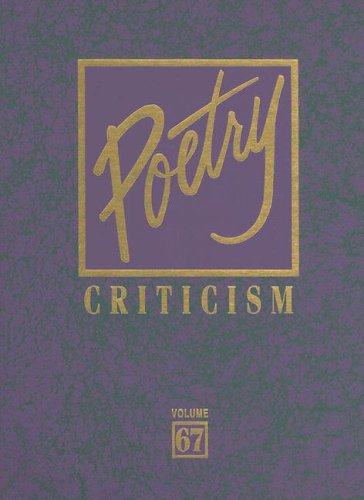 Cover for Michelle Lee · Poetry Criticism (Hardcover Book) (2006)