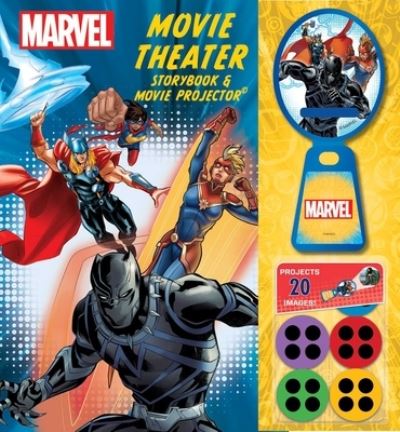 Cover for Grace Baranowski · Marvel: Black Panther, Thor, and Captain Marvel Movie Theater Storybook &amp; Projector (Hardcover Book) (2022)