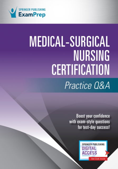 Cover for Springer Publishing Company · Medical-Surgical Nursing Certification Practice Q&amp;A (Paperback Book) (2022)