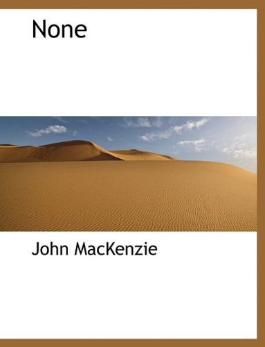 Cover for John Mackenzie · None (Pocketbok) (2010)