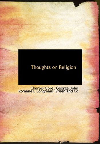 Cover for George John Romanes · Thoughts on Religion (Paperback Book) (2010)