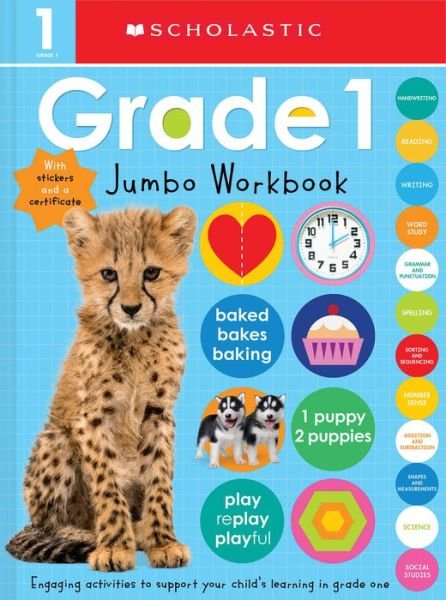 Cover for Scholastic · First Grade Jumbo Workbook (Bok) (2024)