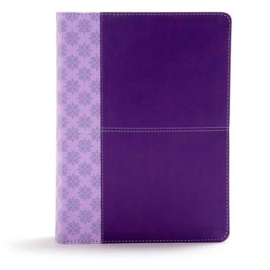 Cover for C. S. B. Bibles CSB Bibles by Holman · CSB Study Bible, Purple LeatherTouch (Book) (2017)