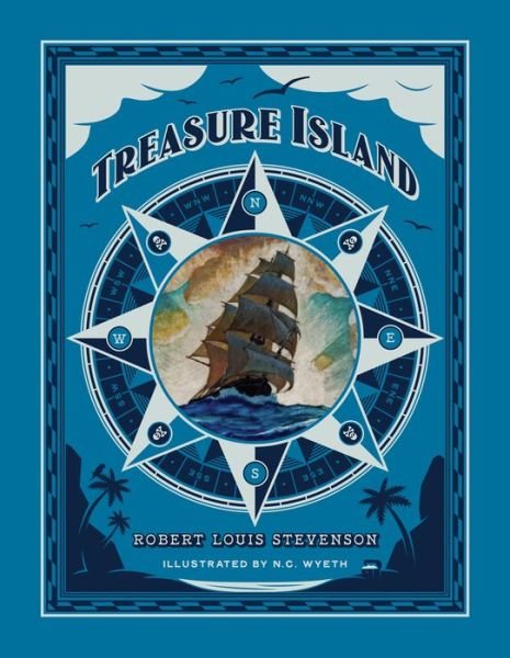 Cover for Robert Louis Stevenson · Treasure Island (Hardcover Book) [Deluxe, Bonded Leather edition] (2022)