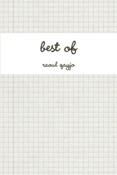 Cover for Raoul Qayjo · Best Of (Book) (2011)