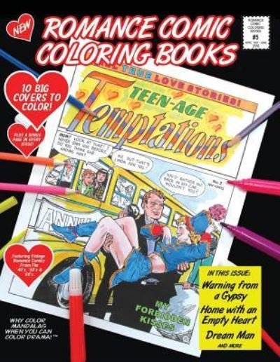 Cover for Bernard O'Connor · Romance Comic Coloring Book #5 (Paperback Book) (2016)