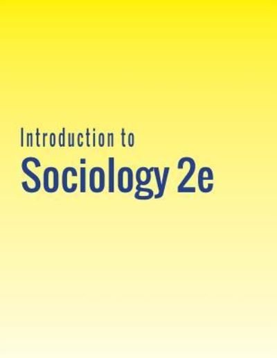 Cover for Nathan Keirns · Introduction to Sociology 2e (Taschenbuch) (2017)