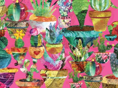 Cover for Willow Creek Press · Potted Plants 500-Piece Puzzle (N/A) (2021)