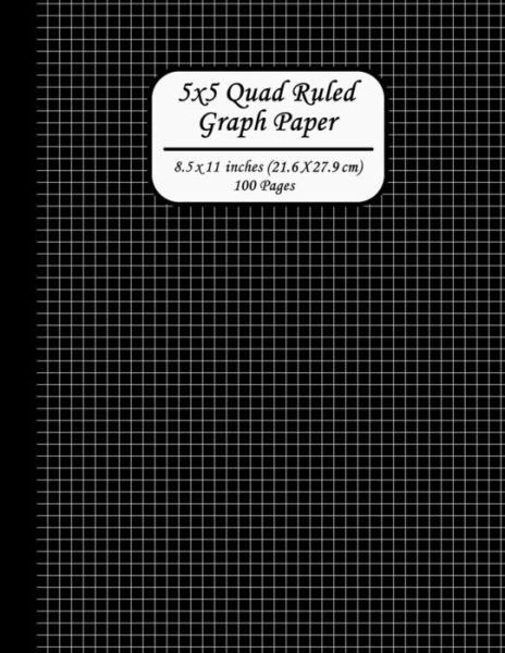 Cover for Ts Publishing · 5x5 Quad Ruled Graph Paper. 8.5 X 11 Inches (21.6 X 27.9 CM). 100 Pages (Paperback Bog) (2019)