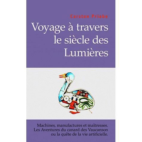 Cover for Carsten Priebe · Voyage à travers le siècle des Lumières (Paperback Book) (2008)