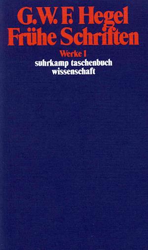 Cover for Georg Wilhelm Friedrich Hegel · Suhrk.TB.Wi.0601 Hegel.Frühe Schriften (Book)