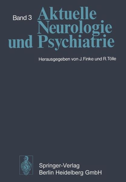 Cover for Joachim Finke · Aktuelle Neurologie Und Psychiatrie: Band 3 (Paperback Book) (1978)