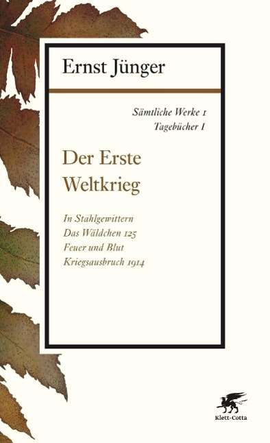 Cover for Jünger · Sämtliche Werke.01 (Book)