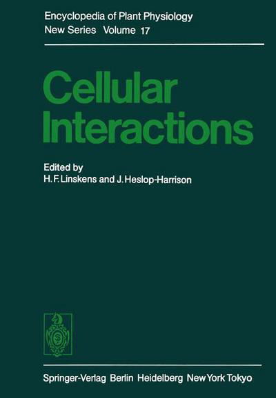 Cover for H F Linskens · Cellular Interactions - Encyclopedia of Plant Physiology (Paperback Bog) [Softcover reprint of the original 1st ed. 1984 edition] (2011)