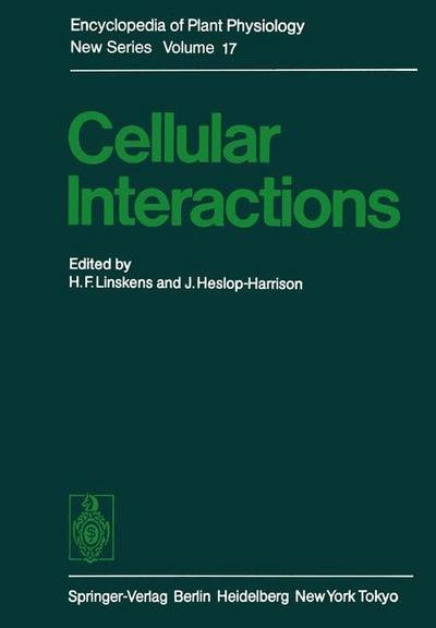 Cellular Interactions - Encyclopedia of Plant Physiology - H F Linskens - Libros - Springer-Verlag Berlin and Heidelberg Gm - 9783642693014 - 7 de diciembre de 2011