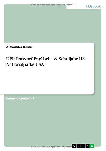 Cover for Beste · UPP Entwurf Englisch - 8. Schulja (Book) [German edition] (2012)