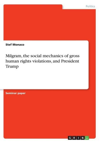 Cover for Monaco · Milgram, the social mechanics of (Book)