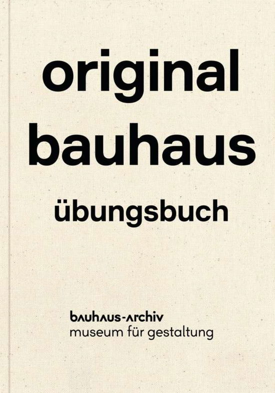 Cover for Original Bauhaus, Übungsbuch (Book)