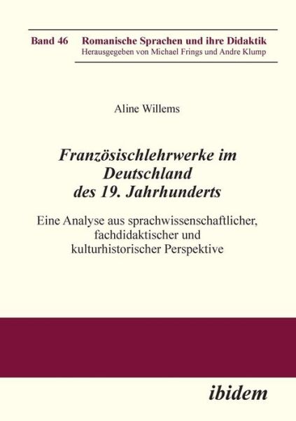 Cover for Willems · Französischlehrwerke im Deutsch (Book) (2013)