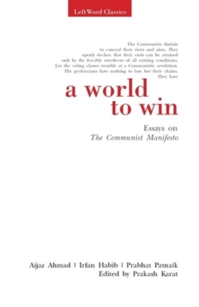 A World to Win - Aijaz Ahmad - Books - LeftWord Books - 9788187496014 - 1999