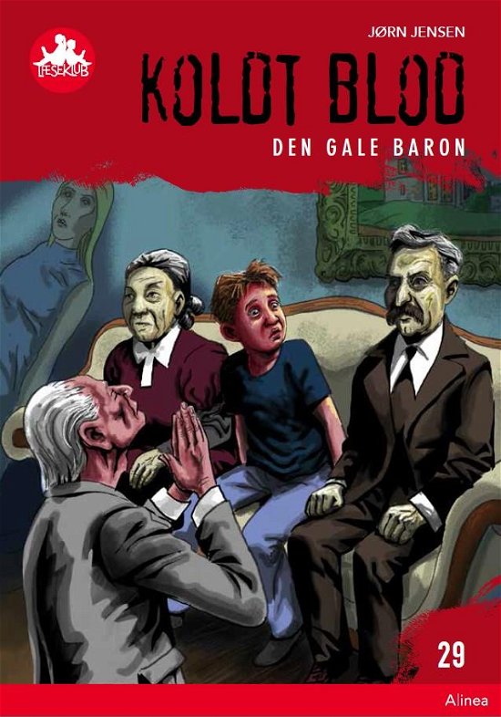 Cover for Jørn Jensen · Læseklub: Koldt blod 29, Den gale baron, Rød Læseklub (Innbunden bok) [1. utgave] (2019)
