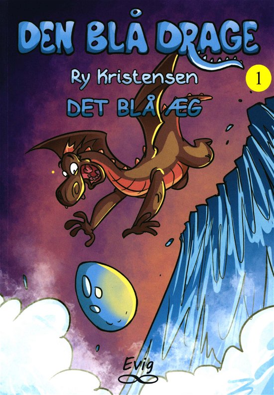 Cover for Ry Kristensen · Den blå drage 1 - Det blå æg (Poketbok) [2:a utgåva] (2018)