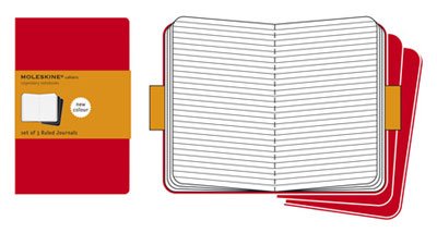 Cover for Moleskine · Ruled Cahier (Moleskine Ruled Cahier L - Red Cover (3 Set) Large) - Moleskine Cahier (Boksett) (2009)