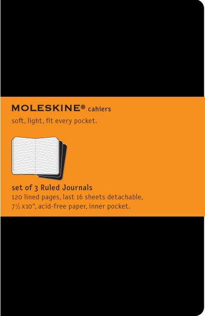 Cover for Moleskine · Moleskine Ruled Cahier XL (Moleskine Ruled Cahier Xl - Kraft Cover (3 Set) Extra Large) - Moleskine Cahier (Book pack) (2004)