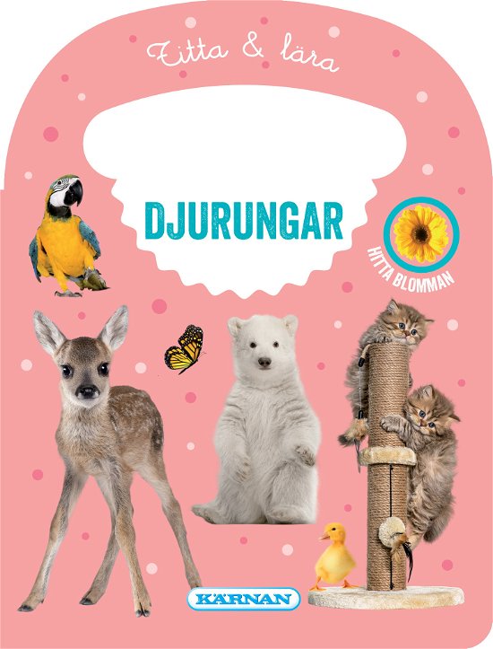 Cover for Titta &amp; lära Djurungar (Board book) (2024)