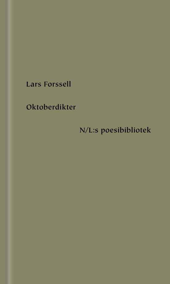 Cover for Lars Forssell · Oktoberdikter (Hardcover Book) (2025)