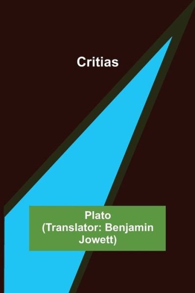 Cover for Plato · Critias (Paperback Book) (2022)