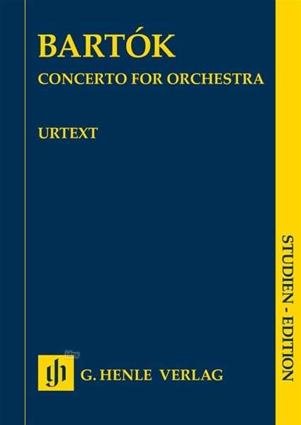 Cover for Bartók · Concerto for Orchestra (Buch)