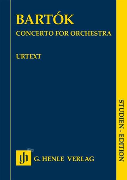 Cover for Bartók · Concerto for Orchestra (Book)