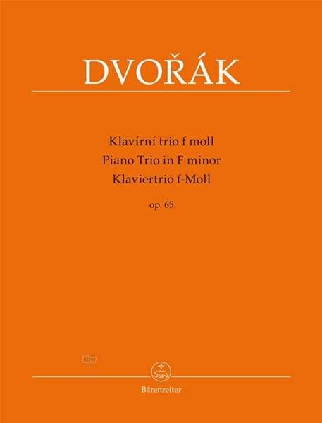 Cover for Dvorak · Klaviertrio f-Moll op. 65 / Klav (Bog)