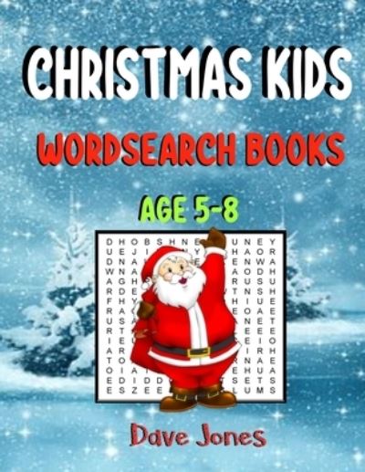 Cover for Dave Jones · Christmas Kids Wordsearch Books Age 5-8 (Pocketbok) (2020)