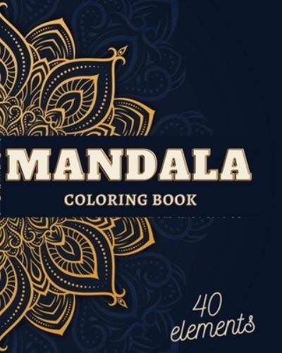 Cover for N Galy · Mandala coloring book (Pocketbok) (2020)