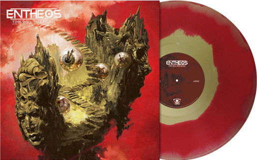 Cover for Entheos · Time Will Take Us All (Blood Red / Gold Vinyl) (LP) (2023)