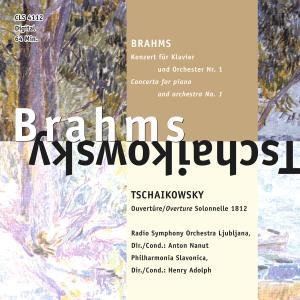 Cover for Brahms / Tschaikowsky · Klavierkonzert Nr. 1/ 1812 Ouv (CD) (1980)