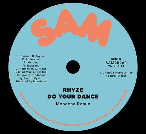 Cover for Rhyze · Do Your Dance (moodena Remix) (LP) (2021)