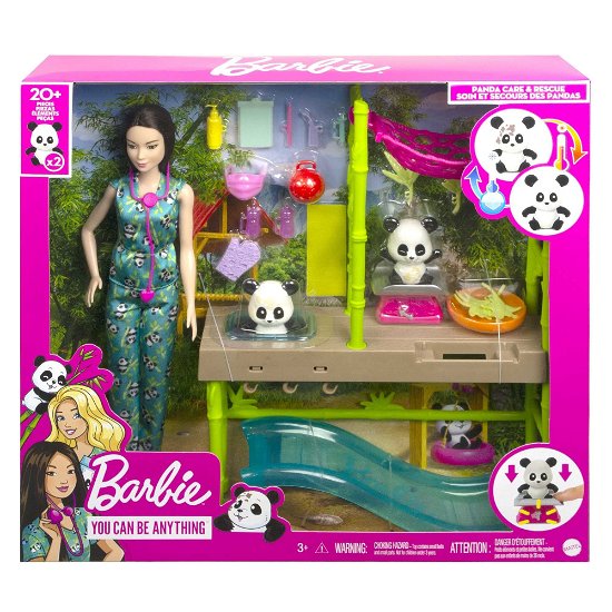 Cover for Mattel · Barbie Panda Care &amp; Rescue Speelset (Leketøy)