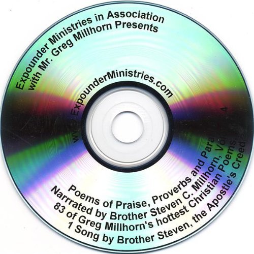 Poems of Praise Proverbs & Parables 4 - Millhorn Steven C. Brother - Musique - CD Baby - 0634479315015 - 4 juillet 2006