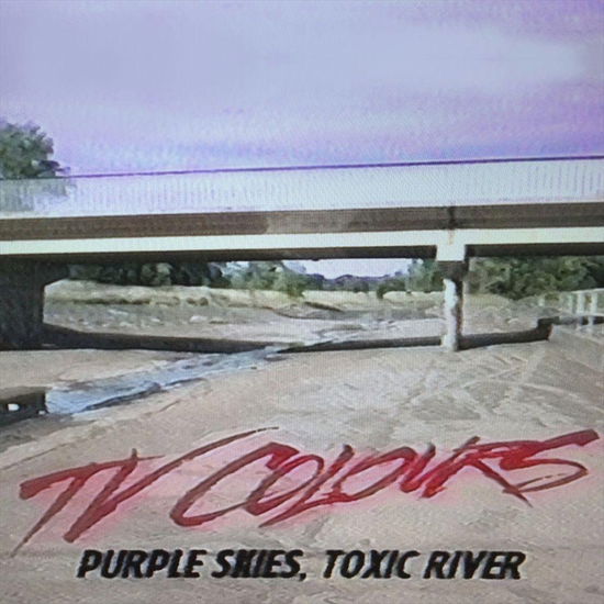 Cover for Tv Colours · Purple Skies, Toxic River (LP) [Reissue edition] (2015)